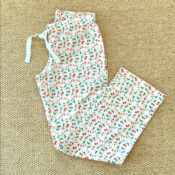 J. Crew Other - NEW JCREW Cherry Drawstring Pajama Pants sz XS